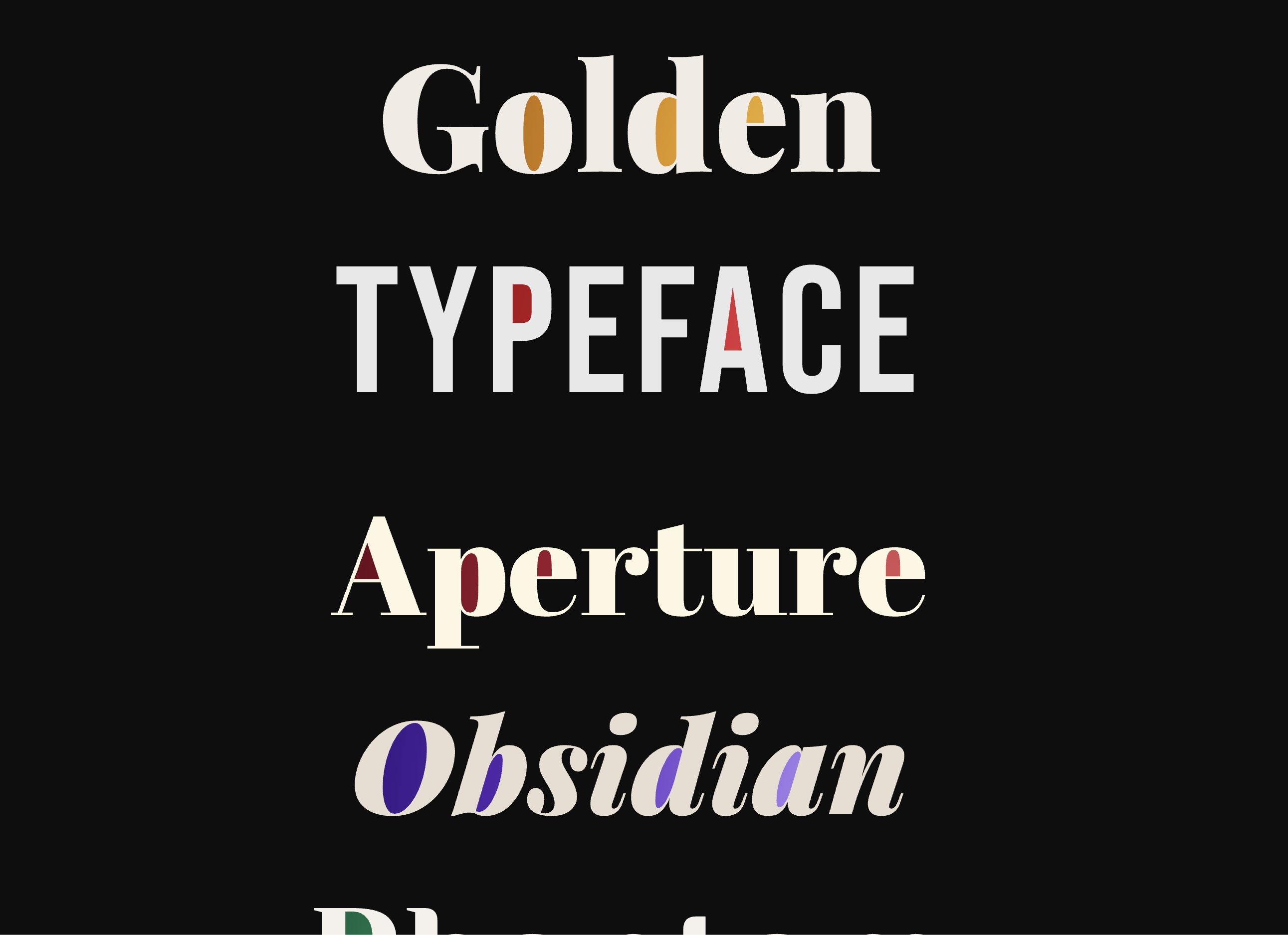 counter-fill: typographic counter-space fill experiment