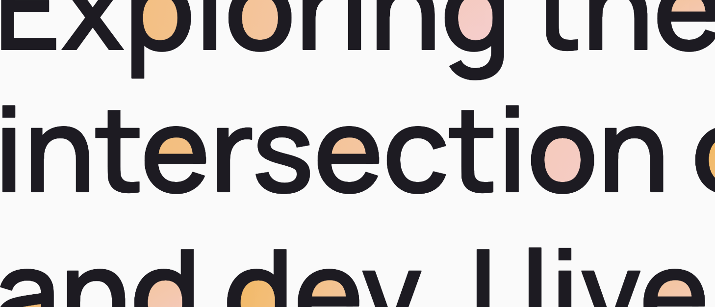 Counter Fill lab — colouring the enclosed counter spaces inside letterforms