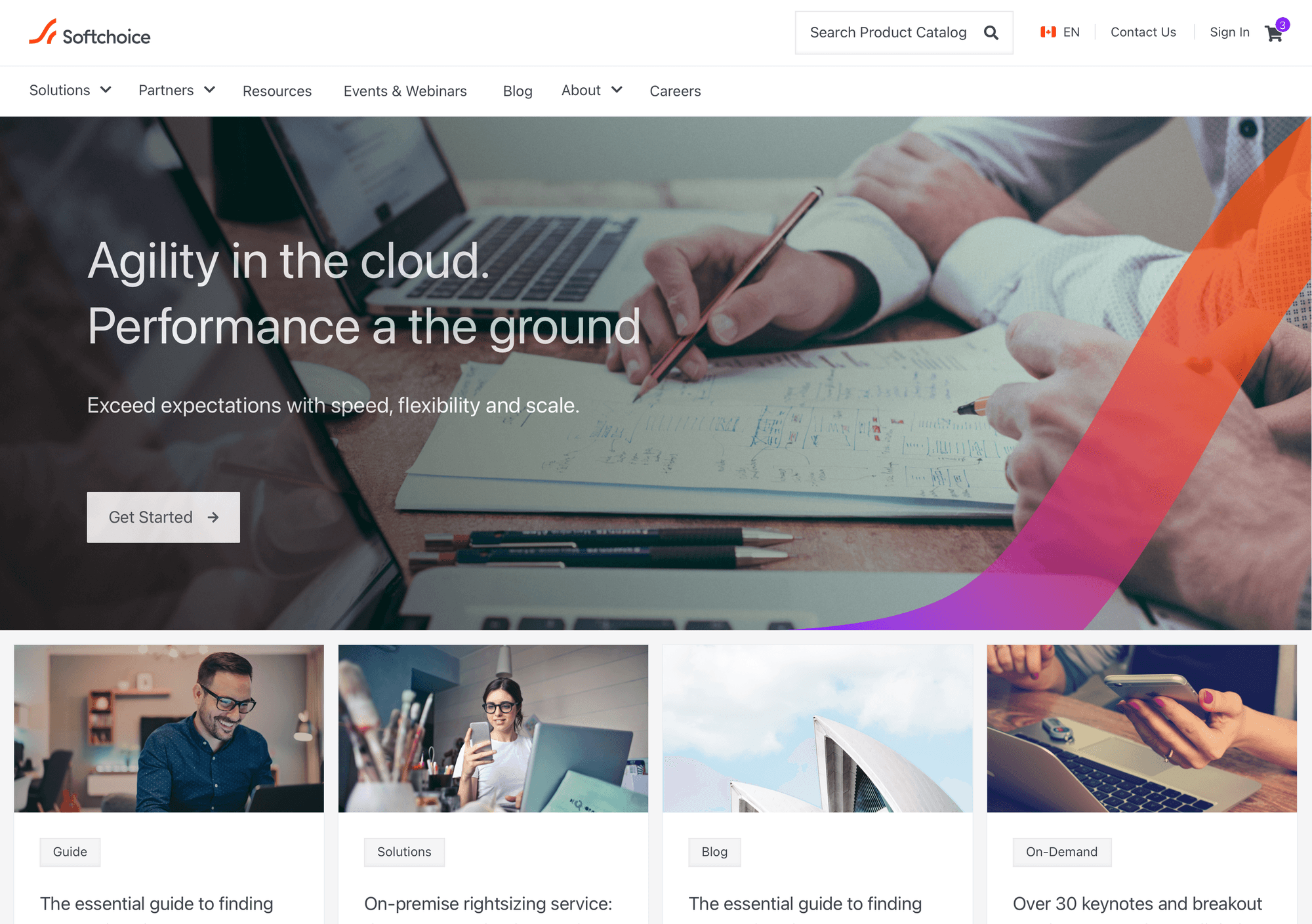 Softchoice Website Rebrand